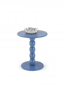 Masa de cafea rotunda Cirilla albastra ø40/h47 cm