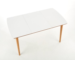 Masa extensibila Barret mdf alb mat - L90/190 x l80 x h75 cm - Img 13