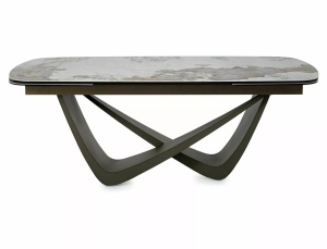 Masa extensibila Maranello Ceramic alb lucios/cupru L200-290xl98 cm  - Img 2