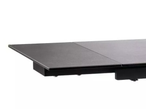 Masa extensibila Salvadore Ceramic II CORSO GREY/negru mat L120-180 cm - Img 2