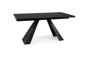Masa extensibila Salvadore Ceramic SAHARA NOIR negru/negru mat L160-240 cm - Img 2