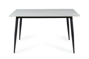 Masa Rion alb/negru L130xl70 cm - Img 2