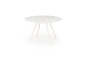 Masa rotunda Aramis terrazzo/alb ø120/h76 cm - Img 3