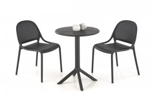 Masa rotunda Calvo neagra ø60/h72 cm - Img 2