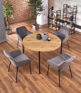 Masa rotunda MDF Morgan - d 120 x h 76 cm - Img 8