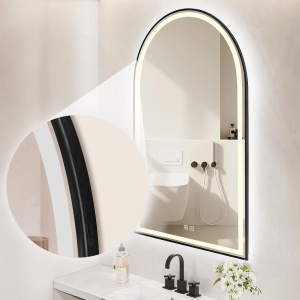Oglinda LED 60x100 cm Dash neagra - Img 3