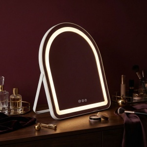 Oglindă LED GLAM White 40x45cm