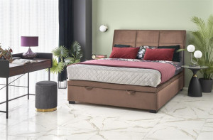 Pat tapitat Continental 2 velvet bej – 160 x 200 cm