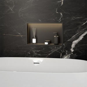 RAFT BAIE INCASTRAT PERETE LED 30x45 black - Img 5