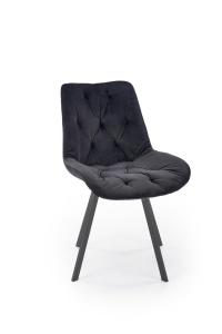 Scaun catifea K519 velvet negru - Img 3