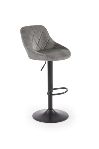 Scaun de bar H101 velvet gri - Img 7