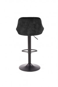 Scaun de bar H101 velvet negru - Img 5