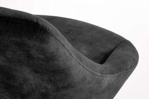 Scaun de bar H102 velvet negru - Img 10