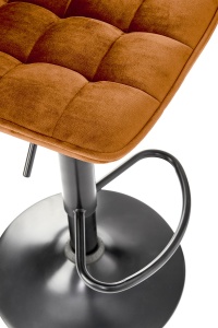 Scaun de bar H95 velvet cinnamon - Img 4