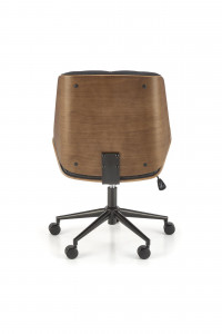 Scaun de birou Gavin nuc/negru H100 cm - Img 3