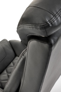 Scaun de birou Helder piele ecologica negru H120 cm - Img 10