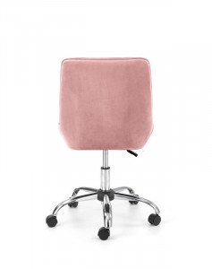Scaun de birou Rico velvet roz H91 cm - Img 2