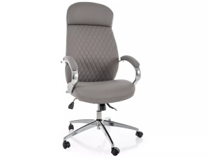 Scaun de birou rotativ Q-09 gri