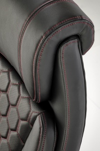 Scaun de birou Thomas piele ecologica negru H122 cm - Img 4