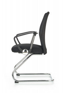 Scaun de birou Vire Skid negru H97 cm - Img 4
