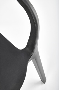 Scaun din plastic K491 negru - Img 8