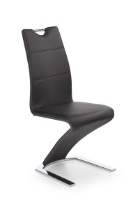 Scaun K188 piele ecologica negru - Img 4
