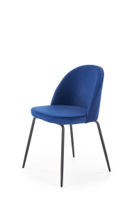 Scaun K314 velvet albastru - Img 9