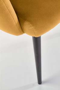 Scaun K410 velvet mustariu – H85 - Img 8
