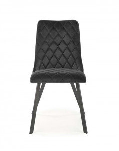 Scaun K450 velvet negru - Img 2