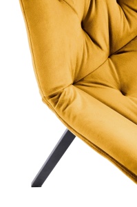 Scaun K519 velvet mustariu - Img 15