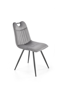 Scaun K521 velvet gri - Img 6
