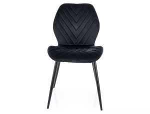 Scaun Mike velvet negru/negru Blu19 - Img 3