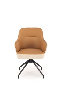 Scaun rotativ K527 maro/bej - Img 4