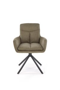 Set 4 scaune rotative K536 stofa olive - Img 4