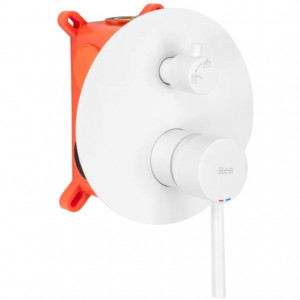 Set de dus incastrat Lungo alb mat - Img 2