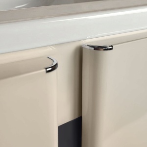 Set mobilier de baie cu lavoar Tula 60cm Beige - Img 4