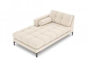 Sezlong tapitat Bali picioare negre – L185 x l102 x h75 - Img 2