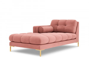 Sezlong tapitat Bali velvet/picioare gold – L185 x l102 x h75 - Img 13