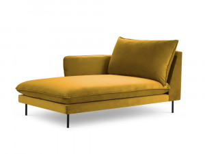 Sezlong tapitat Vienna velvet/picioare negre – L170 x l110 x h95 - Img 4