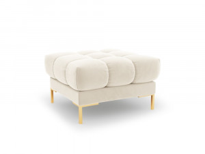 Taburet tapitat Bali velvet/picioare gold – L60 x l60 x h41 - Img 8
