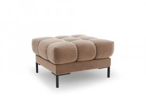 Taburet tapitat Bali velvet/picioare negre – L60 x l60 x h41 - Img 4