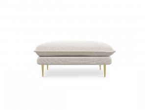 Taburet tapitat Vienna picioare gold – L100 x l80 x h43 cm - Img 2