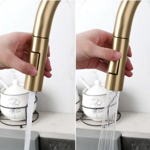 Baterie de bucătărie Rea Eco Fresh BRUSH GOLD - Img 3