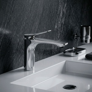 Baterie lavoar PREMIUM REA Vision Chrome Low - Img 2