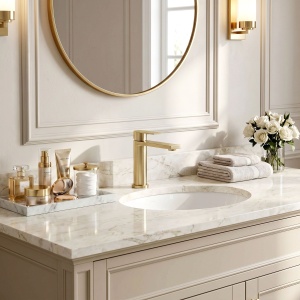 Baterie pentru baie Rea Hunter Brush Gold Low - Img 5