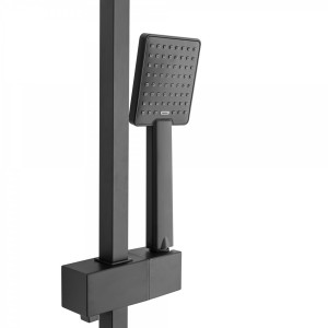 Baterie pentru dus Jack negru mat - H 102 cm - Img 8