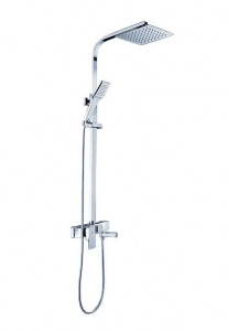 Baterie pentru dus Navaro silver reglabilă – H 73-119,5 cm - Img 6