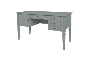 Birou elegant Ines gri L132 cm