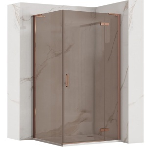 Cabina dus REA Hugo 100x80 Copper Brush