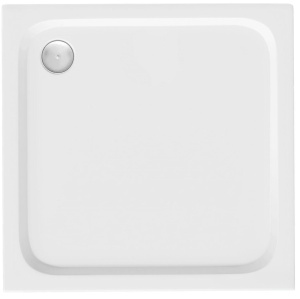 Cada pentru dus din acril Rea Belmond White 90x90